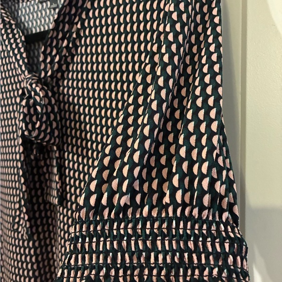 Adrianna Papell Black and White Patterned Blouse - Picture 4 of 8